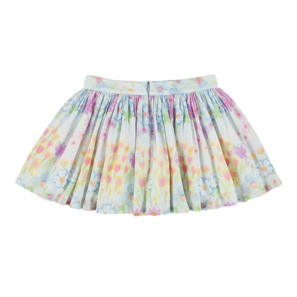 Morley Multicolor Girls Floral Skirt sz 8 - Picture 3 of 11